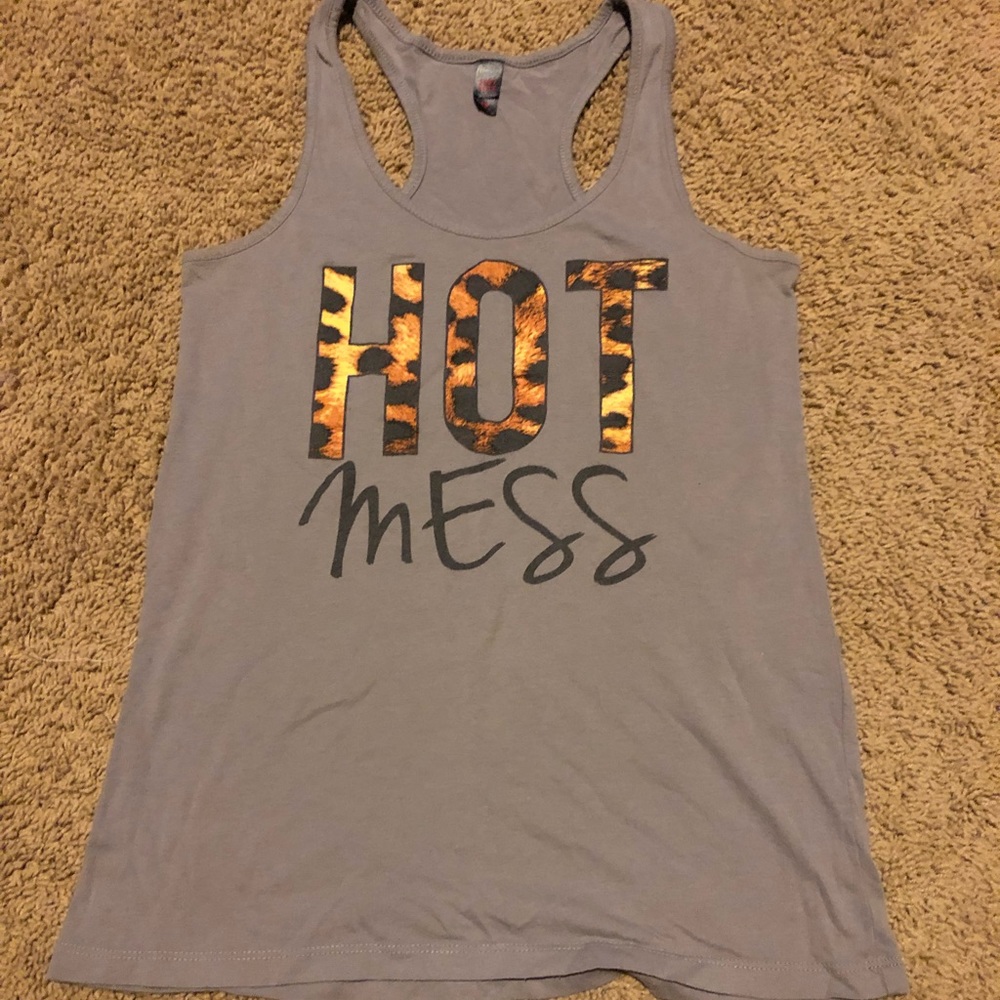 Hot Mess Workout Fitness Tank